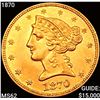 Image 1 : 1870 $5 Gold Half Eagle UNCIRCULATED