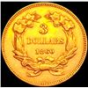 Image 2 : 1860 $3 Gold Piece UNCIRCULATED