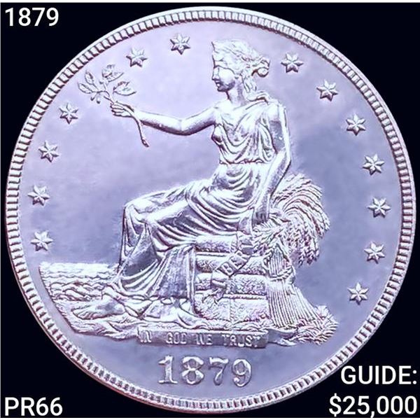 1879 Silver Trade Dollar SUPERB GEM PROOF