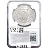 Image 2 : 1885-CC Morgan Silver Dollar NGC MS65+