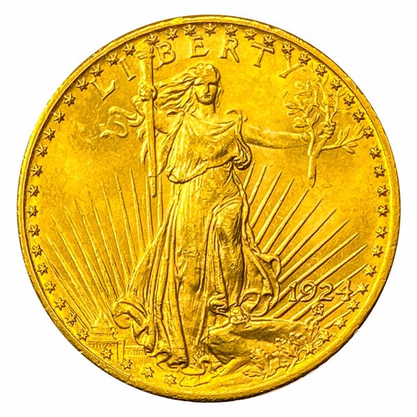 1924 $20 Gold Double Eagle UNCIRCULATED