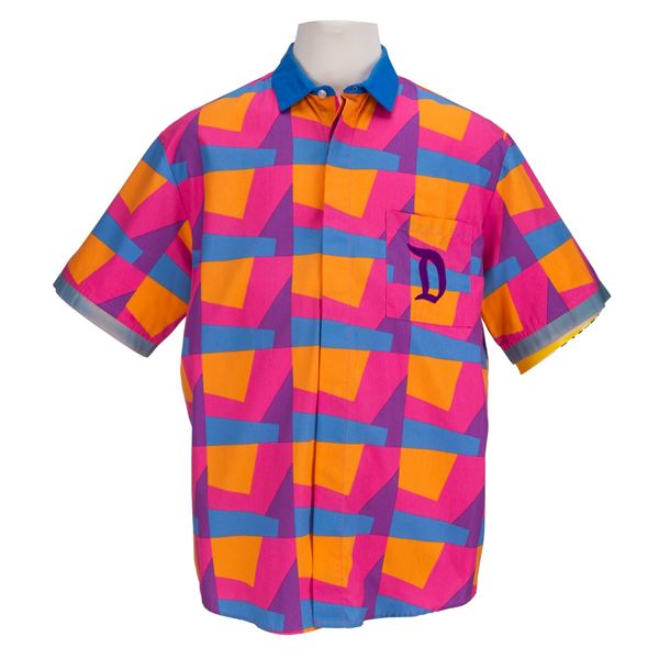 A Multicolored Disneyland  D  Cast Member Shirt.