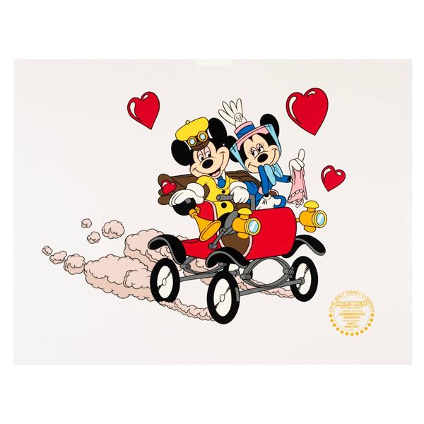 A "Nifty Nineties" Mickey & Minnie Sericel.
