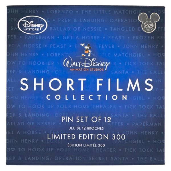 A D23 Short Films Collection Pin Set.
