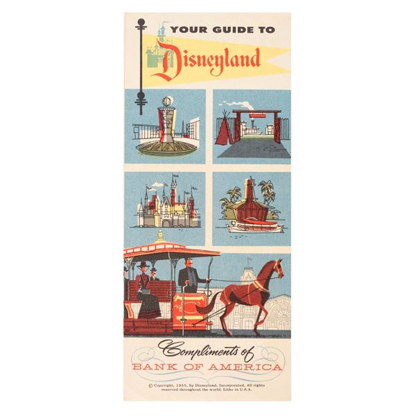 A Bank of America Your Guide to Disneyland Brochure.