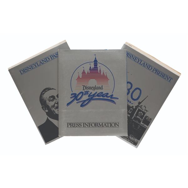 A Disneyland 30th Year Press Information Kit.
