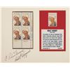 Image 2 : Framed & Multi-Signed Walt Disney Stamps.