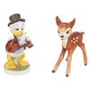 Image 1 : A Pair of Goebel Donald Duck and Bambi Figurines.