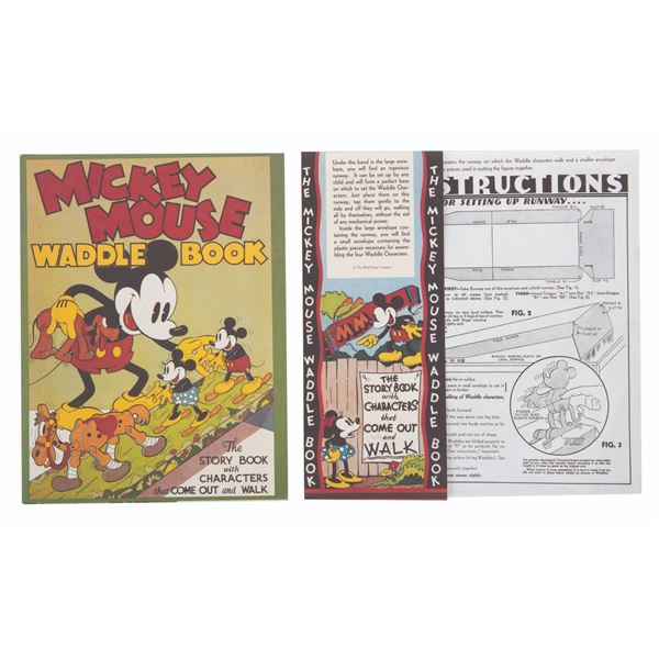 A Mickey Mouse Waddle Book Reproduction.