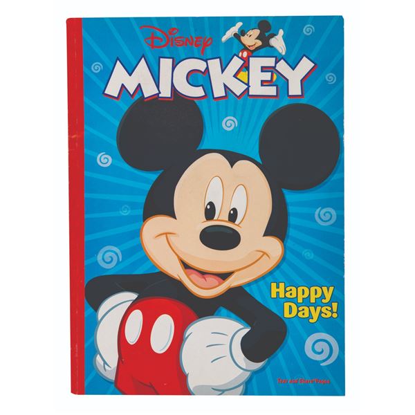 A Mickey Happy Days Coloring Book.