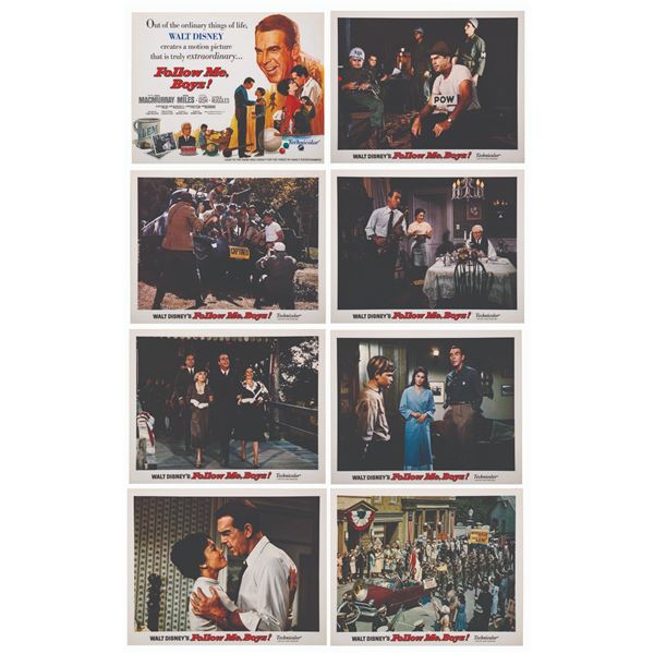 A Collection of 9 "Follow Me Boys" Lobby Cards.