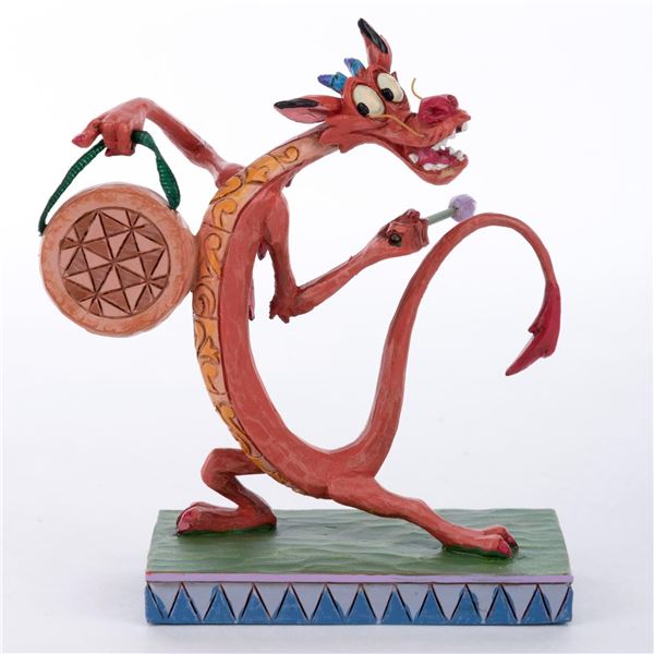 A Mushu 'Look Alive!' Jim Shore Personality Pose Figurine.