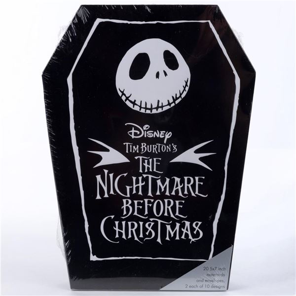 A "Nightmare Before Christmas" Notecard Set.