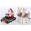 Image 4 : A Santa Jack Skellington & Bonedeer Salt and Pepper Shaker Set.