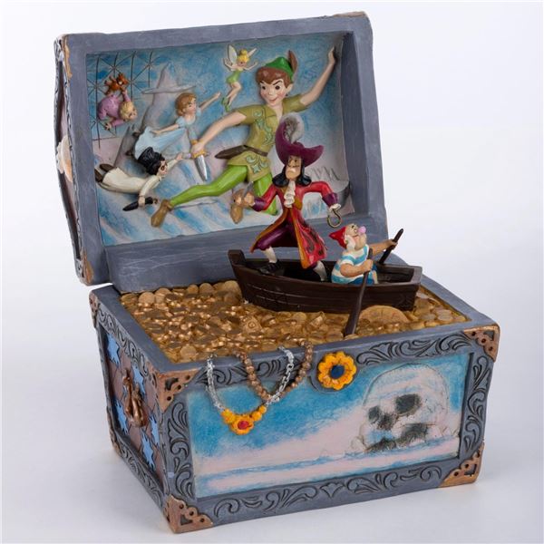 A Jim Shore "Peter Pan" 'Treasure-Strewn Tableau' Figurine.