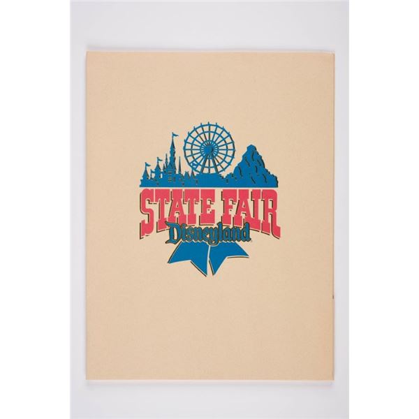 A Disneyland State Fair Press Kit.