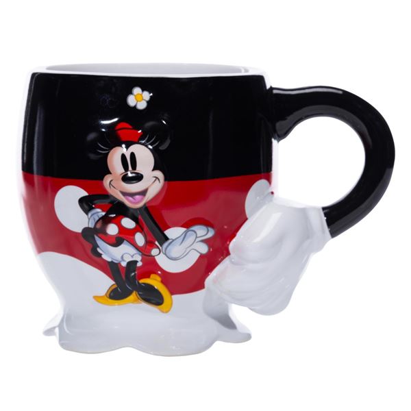 A Minnie Mouse Coffee Mug.