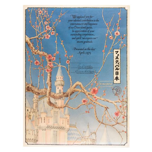 A Festival Japan Cast Member Appreciation Print.