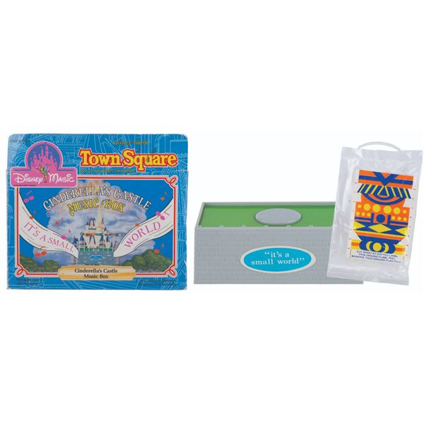 A Disney Magic Town Square Small World Music Playset.