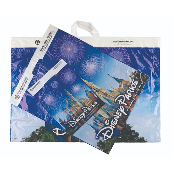 A Collection of Disney Parks Shopping Bags.