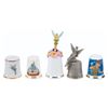 Image 1 : A Collection of Five Tinker Bell Thimbles.