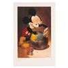 Image 1 : A Mickey Mouse "Painting a Smile on the World" Print.