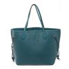 Image 1 : Louis Vuitton Teal Blue Epi Leather Neverfull MM Tote Bag
