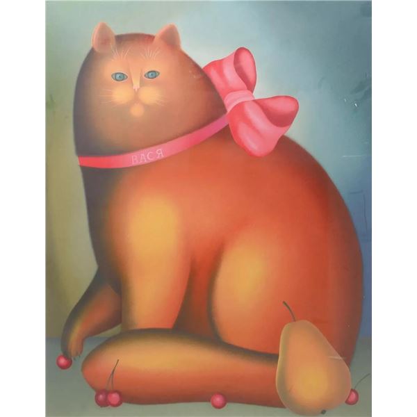 Igor Galinin Cat with Ribbon