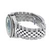 Image 8 : Rolex Mens SS 36MM Blue Vignette Diamond And Ruby Channel Set Diamond Datejust