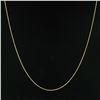 Image 4 : Classic Italian 14K Yellow Gold 26" 1.3mm Thin Petite Long Rope Chain Necklace