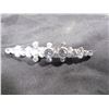 Image 1 : Art Deco Rinestone Diamond Silvertone Brooch