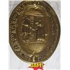 Image 1 : Oval Brass Plate - Bride & Groom