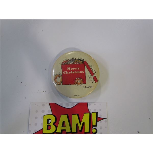 Sandra Boyton  Merry Christmas Pin