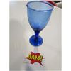 Image 1 : Blue wine glass