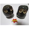 Image 1 : 2 Green owl statues