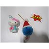 Image 1 : Hello Kitty /Blue Microbe Ornaments