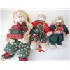 Image 1 : 3 Christmas Rabbits Ceramic Faces