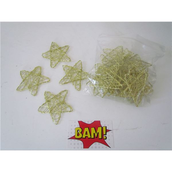 Gold Star Ornaments