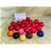 Image 1 : Snooker balls - set of 22