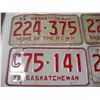Image 2 : 4 1970's Sask License Plates