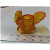 Image 1 : "Mosser Glass" vintage glass turkey toothpick holder