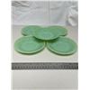 Image 1 : 5 vintage jadeite plates