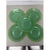Image 2 : 5 vintage jadeite plates