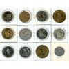 Image 2 : 12 various tokens, trade dollars and other