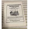Image 1 : John Deere Model D Instructions & Parts List
