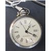 Image 2 : Nickle Silver pocket watch, w/ chain 1.5"