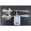 Image 4 : 2 Vintage "Kellogg's" silver plated cereal spoons - by Heritage silversmith - 8.5"