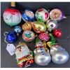 Image 3 : Vintage Christmas ornaments, w/ basket - Santa, Oriental electric bulb, lantern, etc.