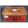 Image 2 : Great West cut plug tobacco tin - imperial tobacco, Canada