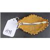 Image 2 : Aboriginal hand beaded barrette on moose hide - 3"x4 1/4" - clip is good